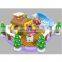 Inflatable Advertising 25ft christmas inflatable santa,outhouse Inflatable Christmas Bouncer Castle decoration