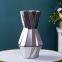 Silver Gilt Twist Creative Ceramic Vase Table Art Decoration For Home Office Shopping Mall