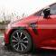 Universal Car Glossy Shark Side Decor Door Fender Vent Air Wing Cover Trim Black Carbon  Car Universal Side Wing Cover