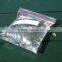 Clear sealing plastic bag/self adhesive plastic bag with zipper/sealable plastic bag