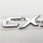 Customized Chrome ABS Body Decoration CX-5 Car Emblem Sticker For Mazda