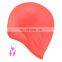 Factory Wholesale Swim Cap Silicone No-Slip Long Hair Unisex Swimming Pool Hat with Ear Plug Protect for Women Men Adult