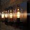 Tonghua Vintage LED Decor Wall  Lamp Clear Glass Shell Black Metal Home Pub Coffee Retro Light