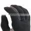 Palm silica gel touch screen black work mechanic gloves for driver