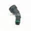 OEM Original Factory Supplier SAE5/8 15.82 Quick Connector 135 45 Degrees Double Button Nylon Line ID13.5 Nipple Fittings