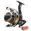 1000-7000 Fishing Reel All Metal Spool Spinning Reel 10KG Max Drag Wood Handle Spool Saltwater Fishing Accessories