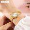 Skmei 1809 Women Stainless Steel Quartz Watch Ladies Fashion Diamond Wrist Watch