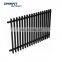 Vertical customized powder coated semi privacy welded  blade fence