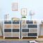 Simple modern colorful wood chest of drawers assembled living room Cabinet