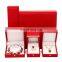 Luxury PU leather jewelry box packaging bangle box necklace ring bracelet