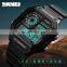 SKMEI 1373 Men's Sport Style Multi function Digital Watch Rectangle Dial Plastic Wrist Watch