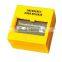 Low cost white yellow red green panic stop emergency break glass door release button