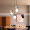 Simple Contemporary Modern Minimalist Pendant Light Glass LED Ceiling Hanging Lamp Bedroom Bedside Indoor Small Chandelier