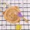 Toddler Feeding Divided Plate Bamboo Plates Baby Kids Bamboo Suction Plate