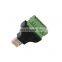 Easy Use Network RJ45 Male To 8 Pin Block Av Terminal Connector Screw Adaptor