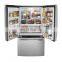 558L Best Quality Low Noise Multi Air Flow Frost Free French Door Modern Fridge