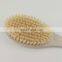 Custom Logo Exfoliating Long Handle Wheat Straw Body Brush Back Shower Brush