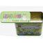 fancy metal can cutom gift samll candy tin box with slip cover