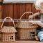 Set Of 2 Rattan Small Basket For Children Handicraft Kid Basket Bag Wicker Kids Bag Wholesale Supplier