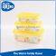China supplier OEM non toxic rectangular food plastic container for sale