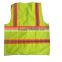 yellow safety vest with zipper