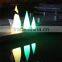 Solar LED light PE plastic lamp with remote control