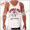 Mens full print sleeveless muscle apparel sports vest