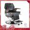 vintage barber chair with good woodern and leather