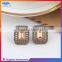 Newest design crystal stud earrings for women, fashion ear studs