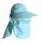 Outdoor fishing sun protection stylish colorful cotton bucket hat