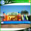 Inflatable Bouncy Castle Obstacle Plaza Arana Cars Bounce House For Fun