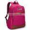 2014 Hot Sale Polyester Backpack Bag, Fashion PU Trim Backpack Bag