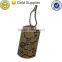 wholesale high quality custom blank military metal dog tag necklace on sale