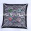 Zebra Dog Tent Mat with toys