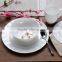 2015 hotselling wholesale high quality 16pcs cameo porcelain dinnerware set
