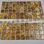 Colored bronze River shell mosaic tile, backsplash tile