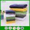 plain solid color thick terry face towels 650gsm with dobby border