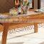 Wholesale New Style Brown Finished Wood Veneer Table Top Dining Room Furniture Sets Made in China. GZH-SM01