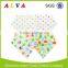 Alva 2015 New Product Cotton Bandana Bibs wtih Snap Baby Bandana Bibs