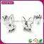 New Products In 2016 Stainless Steel Stud Butterfly Earrings