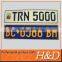 Euro Manual Widely Factory Direct Selling Embossed Number Plate