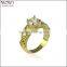 Fashion jewelry factory wholesale zircon stainless steel silver ring