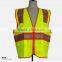 ANSI yellow orange reflective warning clothes coat for kids adults