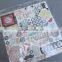 die cut paper stickers with pattern