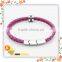 Ladies Genuine Leather Braid Cord Bracelet For Jewelry Leather Bracelet
