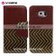 2016 trending products classic leather stand flip front back cover case wallet card for samsung galaxy s6