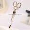 Creative Hair Pin Gold Silver Scissors Shears Clip for Hair Accessories Vintage Simple Head Jewelry best Valentine's Day Gift