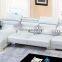 Suofeige White Sectional Leather sofa Living Room Furniture Sofa 6836