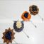 Fashion wholesale wooden antique flower lapel pin for wedding dress