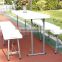 outdoor furniture 183cm 6ft white plastic folding rectangular conference table